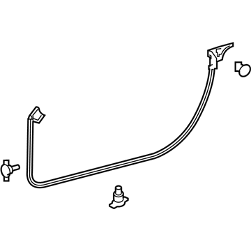 Lexus 67861-11020 WEATHERSTRIP, FR Doo