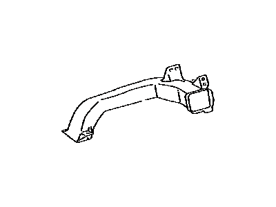 Lexus 55845-53040 Duct, Heater To Register, NO.3