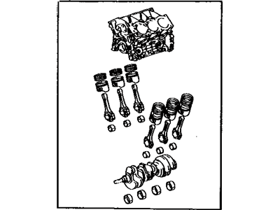 Lexus 11400-62030 Block Assy, Short