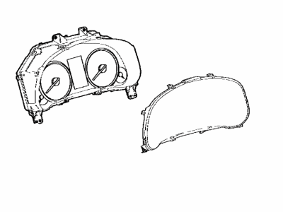 Lexus 83800-4D870 Meter Assembly, COMBINAT