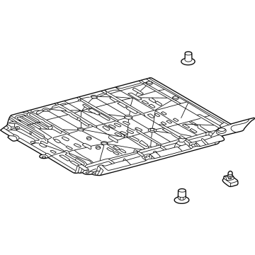 Lexus 58399-42040 Cover, Floor Under