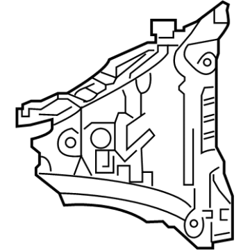 Lexus 61104-78020 REINFORCEMENT SUB-AS