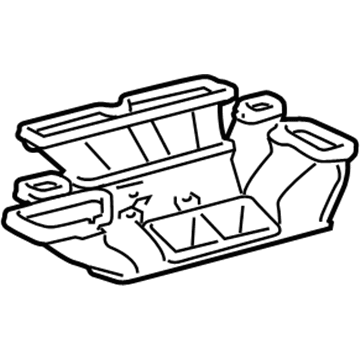 Lexus 55990-75020 Nozzle Assy, Defroster, Lower