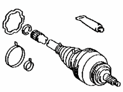 Lexus 42370-59016 Shaft Assy, Rear Drive Outboard Joint, RH