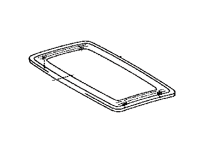 Lexus 63201-48060 Sliding Roof Glass Sub-Assembly