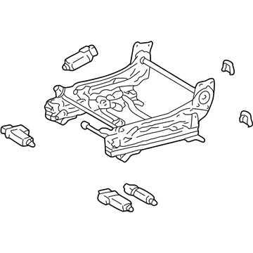 Lexus 72010-30090 Adjuster Sub-Assy, Front Seat, RH