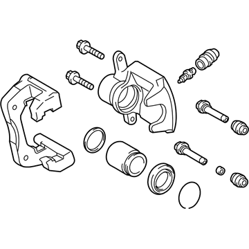 Lexus 47850-75010 Rear Driver Disc Brake Cylinder Assembly