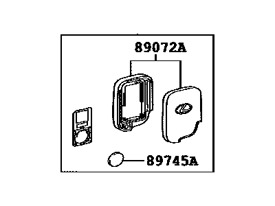 Lexus 89904-60U60 TRANSMITTER SUB-ASSY