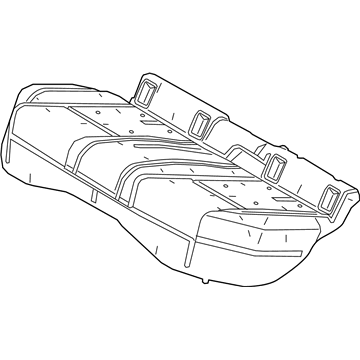 Lexus 71503-76070 Pad Sub-Assembly, RR Sea