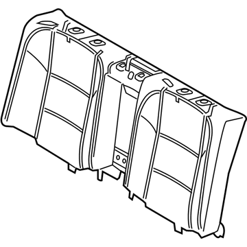 Lexus 71507-06100 Pad Sub-Assembly, Rear Seat