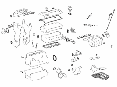 Lexus 04112-24060 Gasket Kit, Engine V