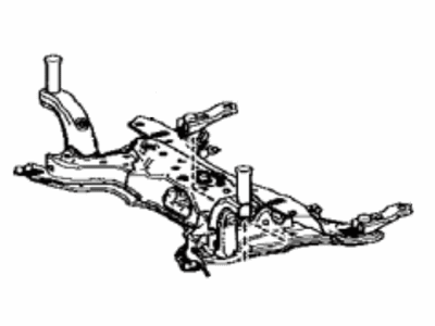 Lexus 51201-76032 CROSSMEMBER SUB-ASSY