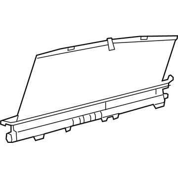 Lexus 65908-33040 Curtain Sub-Assembly, RR