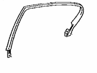 Lexus 67673-30110 Garnish, Rear Door Frame, RH