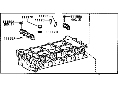 Lexus 11101-39537 Head Sub-Assy, Cylinder