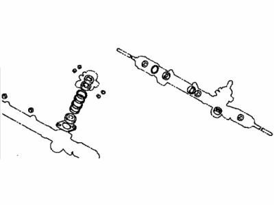 Lexus 04445-33050 Gasket Kit, Power Steering Gear(For Rack & Pinion)