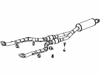 Lexus 17410-31800 Front Exhaust Pipe Assembly