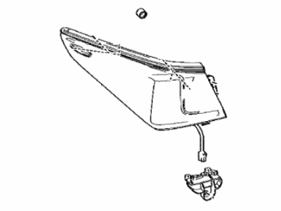 Lexus 81550-06860 Lamp Assembly, RR COMBIN