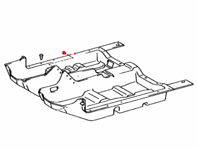 Lexus 58510-50150-A0 Carpet Assy, Front Floor, Front