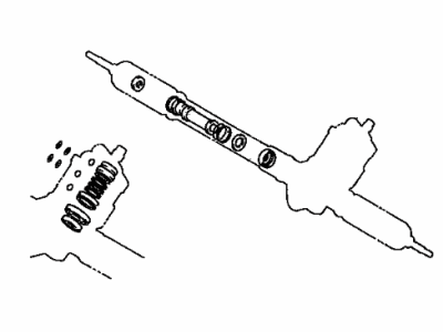 Lexus 04445-24050 Gasket Kit, Power Steering Gear(For Rack & Pinion)