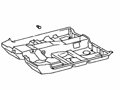 Lexus 58510-24160-A0 Carpet Assy, Floor, Front