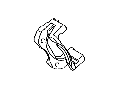 Lexus 47822-60070 Mounting, Disc Brake Cylinder, LH