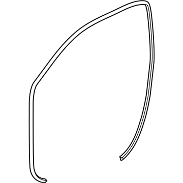 Lexus 62312-76011 WEATHERSTRIP, Front Door