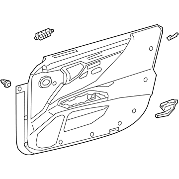 Lexus 67610-33K80-47 Panel Assembly, FR Door