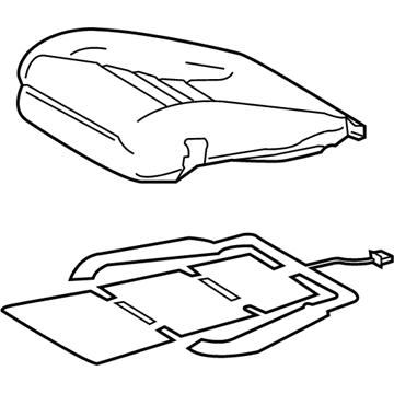 Lexus 71102-0E100-D0 Seat Sub-Assembly, Front LH