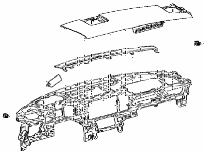 Lexus 55401-11040-C6 PAD SUB-ASSY, INSTRU