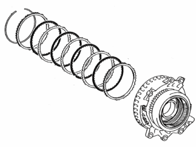 Lexus 35704-42011 Gear Sub-Assembly, Count