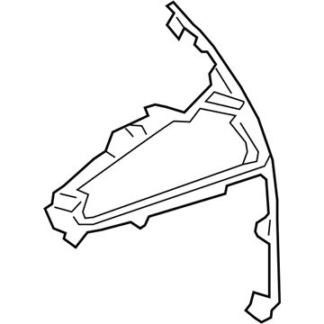 Lexus 58457-11060 BRACKET, RR GARNISH