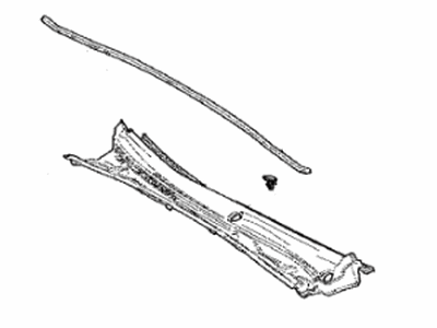 Lexus 55708-33320 LOUVER Sub-Assembly, Cow