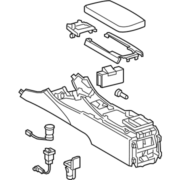 Lexus 58810-53170-C0 Box Assembly, Console