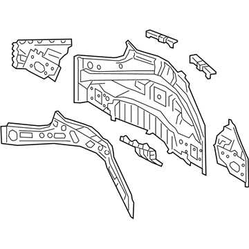 Lexus 58307-11040 Panel Sub-Assembly, Body