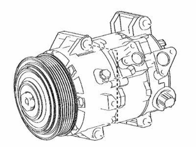 Lexus 88310-12B10 Compressor Assembly, W/P