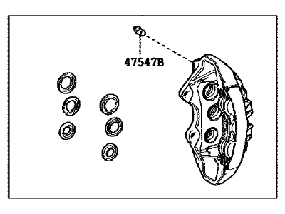 Lexus 47750-0W170 Disc Cylinder Assembly