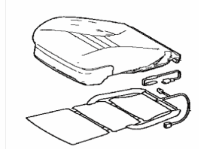 Lexus 71101-78101-A2 Seat Sub-Assembly, FR RH