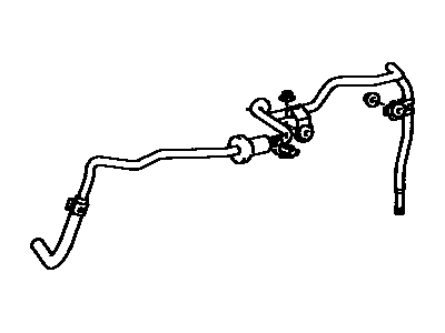 Lexus 44406-50020 Power Steering Return Tube Sub-Assembly, No.2