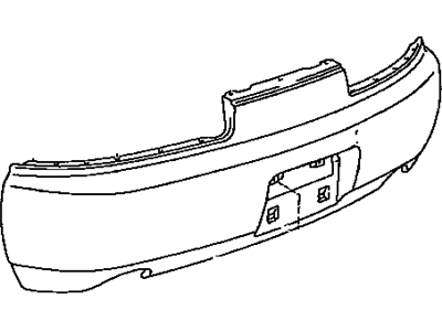 Lexus 52159-24905 Rear Bumper Cover