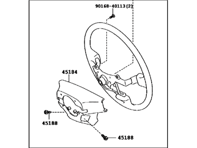 Lexus 45100-53170-C0 Steering Wheel Assembly