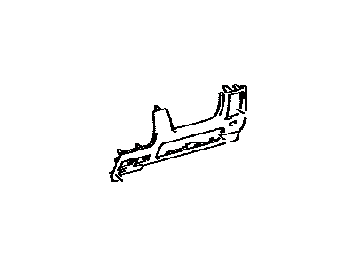 Lexus 55432-60430-B0 Panel, Instrument Panel Finish, Lower No.1