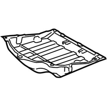 Lexus 58390-30031 Cover, Floor Under, NO.1