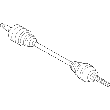 Lexus 42340-53050 Shaft Assembly, RR Drive