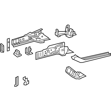 Lexus 57102-24111 Member Sub-Assembly, FR