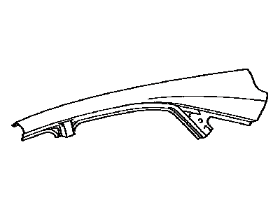 Lexus 61214-48050 Rail, Roof Side, Outer NO.2 LH