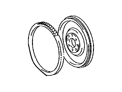 Lexus 13405-28050 FLYWHEEL Sub-Assembly