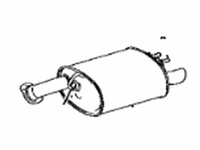 Lexus 17440-F0181 PIPE ASSY, EXHAUST T