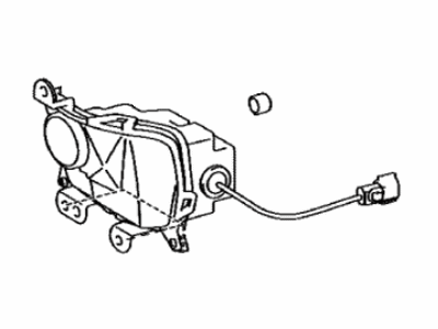 Lexus 81220-24090 Lamp Assy, Fog, LH