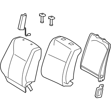 Lexus 71430-50L91-B0 Back Assembly, FR Seat